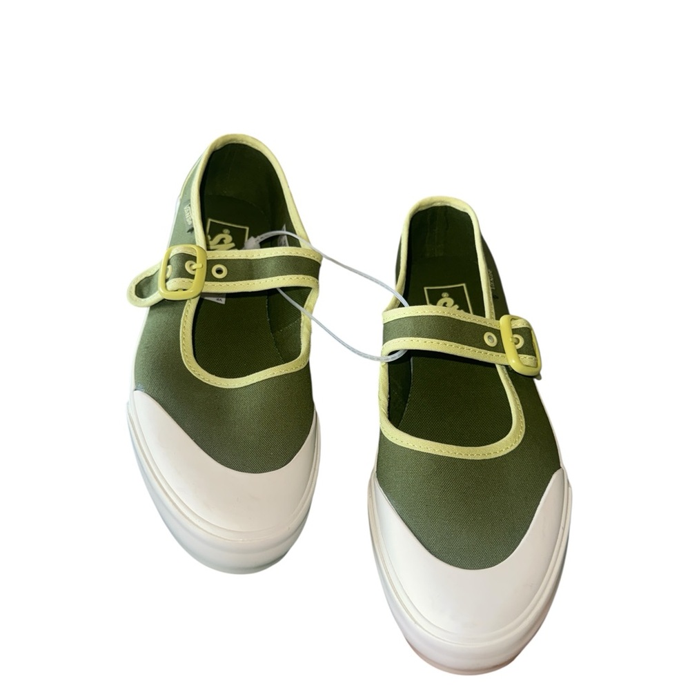 NEW VANS Mary Jane VN000CRRCX1 Ballerina Green M 5 W 6.5 - Picture 6 of 8